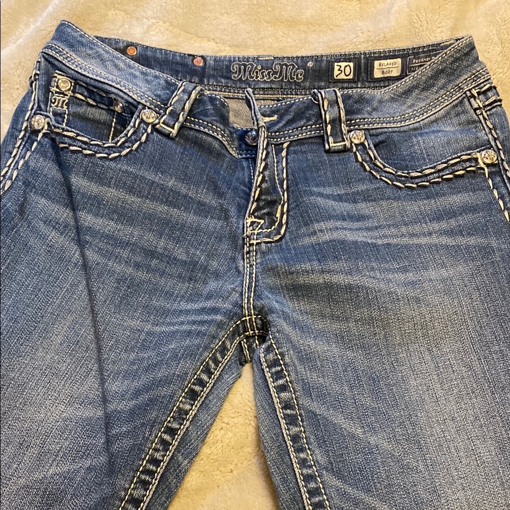 Miss Me Blue Boot Cut Jeans
